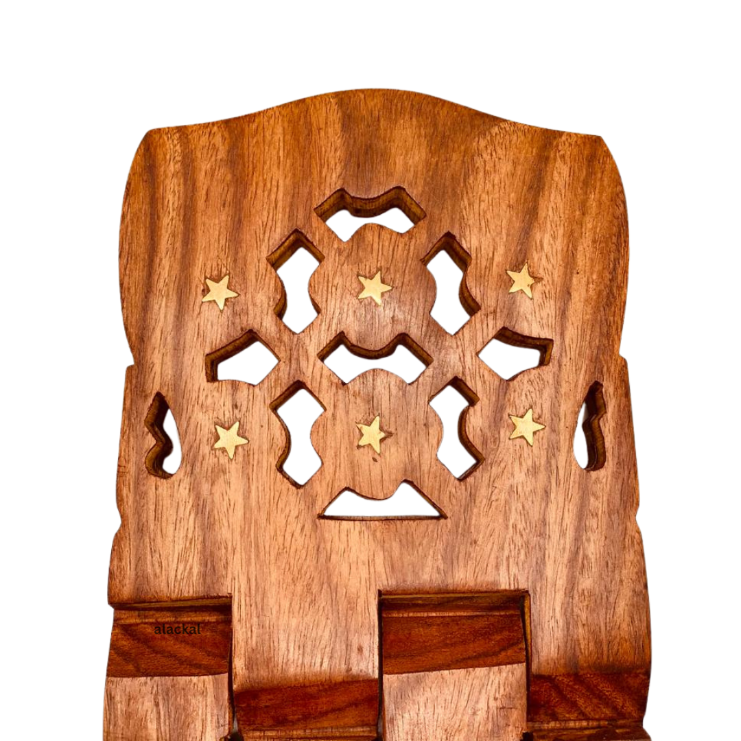 WOODEN HOLY BOOK STAND