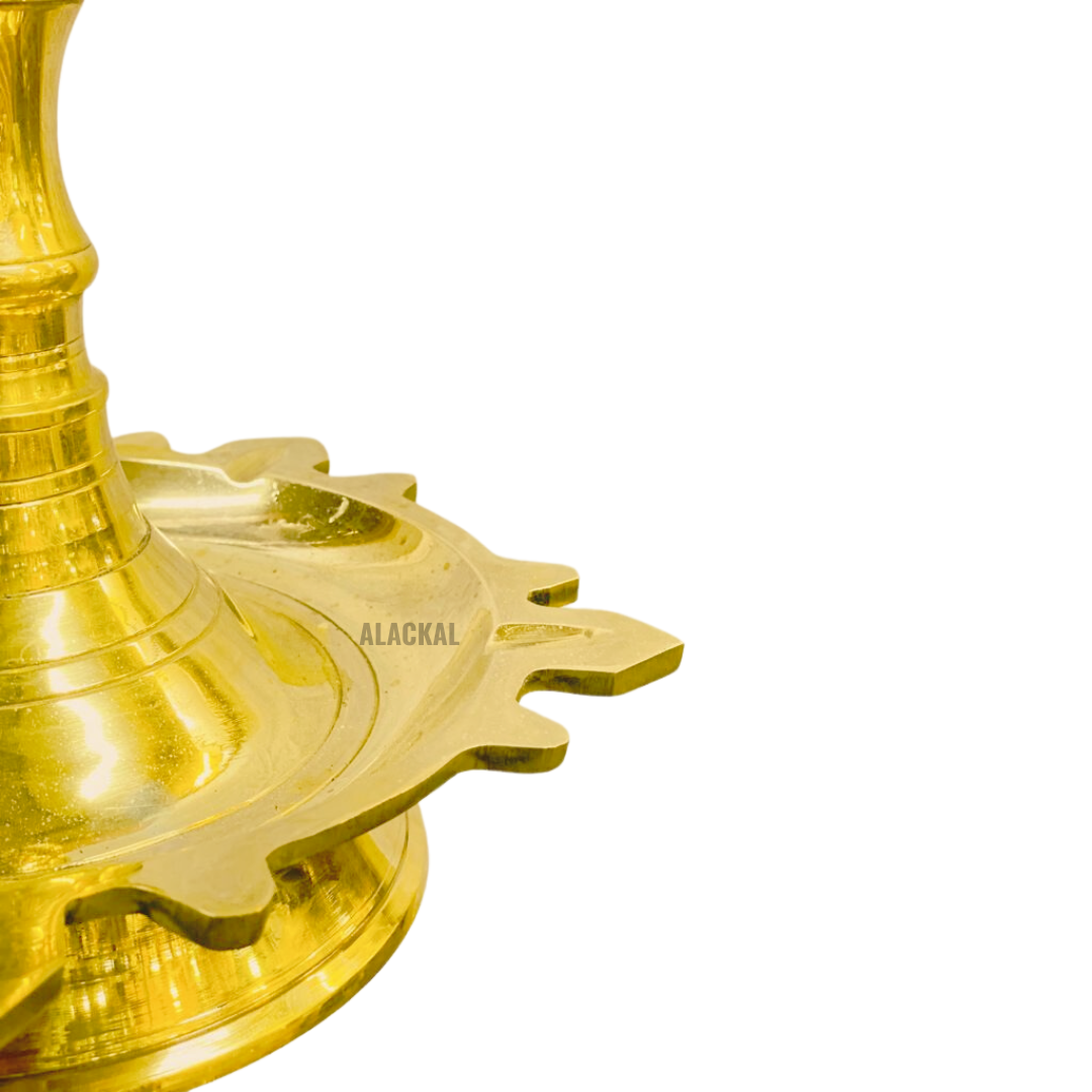 BRASS ANNAPAKSHI VILAKKU - PEACOCK HEADED OIL LAMP