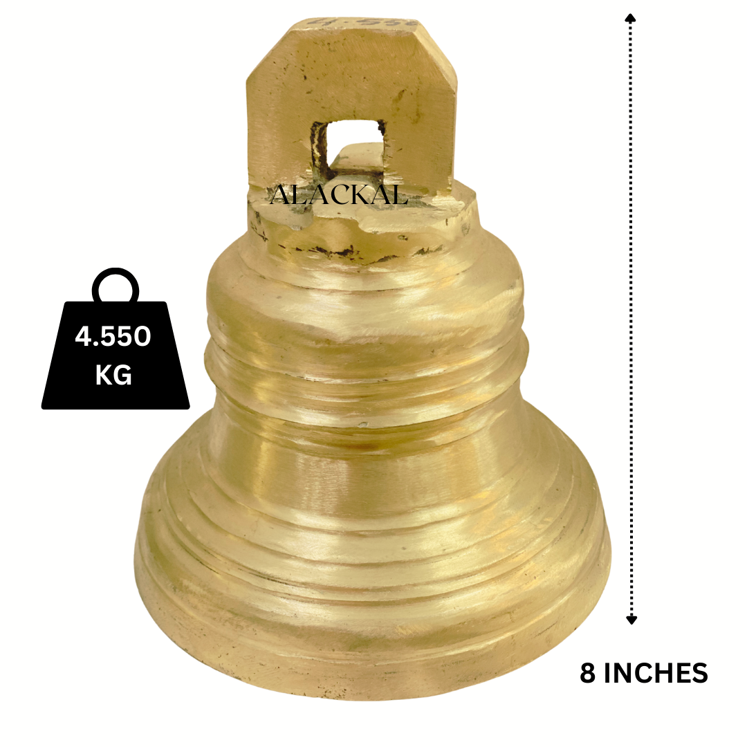 HANDMADE BRONZE CHURCH BELL / PALLI MANI  ( ALL SIZES ARE AVAILABLE )