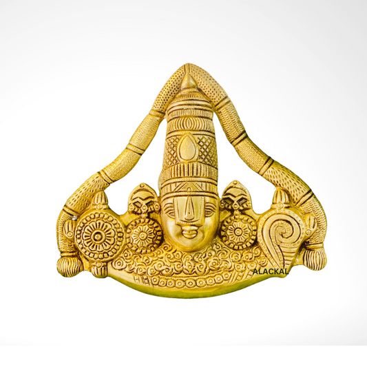 BRASS PERUMAL | TIRUPATHI BALAJI IDOL - WALL HANGING