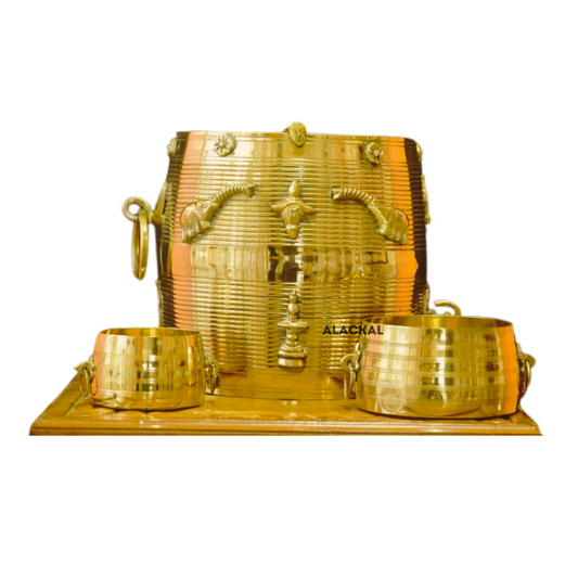 TRADITIONAL BRASS DESIGN NIRAPARA FULL SET | VADI PARA